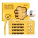 QueWel self-adhesive eyelash cluster natural look no adhesive required individual eyelash extensions 32 pcs reusable DIY eyelash extensions for beginners easy to use (ZN01) 1 piece (1 Pack) ZN01