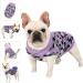 Dog sweater for cats small dog sweater sweater chihuahua clothing bulldog dog sweater keleine medium large cat puppy dog sweater leopard violet s s violet