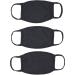 New Republic Cotton 3 Pack Face Masks, Black