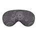 Black and White Paisley Sleep Mask for Women Adjustable Sleeping Eye Shades Cover with Elastic Strap