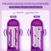 DUBSTAR Pill Cutter Splitter - Adjustable Safe & Efficient for Small & Large Pills - Purple Multi Tablet Cutter with Blade Guard & Centering Device - Buy Online on GoSupps.com