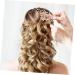 FRCOLOR 1 Set Leaf Pearl Hairpin Wedding Hair Clip Wedding Hair Side Comb Hair Combs for Thick Hair Gold Hair Clips Accessories Barrette Prom Suits for Women Hair Forks for Buns Metal - Buy Online on GoSupps.com