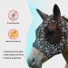 Harrison Howard Super Comfort Stretchy Fly Mask - Large Eye Space UV Protection & Breathable Fabric - Black Cashw Fruit for Ultimate Horse Comfort - Buy Online on GoSupps.com