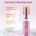 Liseng Portable Electric Eyelash Curler Heated Eyelash Curler Rechargeable Makeup Curling Kit with LED Display 4 Temperature Pink Pink 4 Temperature - Buy Online on GoSupps.com