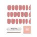MANIME Gel Nail Wraps (Slip) | Fully Cured Gel Polish Nail Strips | Long Lasting At-Home Salon-Quality Manicure | No UV Lamp Required | 18pc Set  Includes Nail File  Prep Pad  Mani Stick