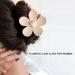 6 Pcs Butterfly Flower Heart Hair Claw Clips - Non-Slip Matte Large Clips for Thick & Thin Hair - Light Coffee/Light Brown - Buy Online on GoSupps.com