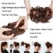 Hair Bun Extensions Messy Curly Wavy Hair Scrunchies Hairpieces Synthetic Donut Updo Hair Pieces Ponytail Extensions for Women Light Brown - Buy Online on GoSupps.com