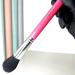 Hot Pink Glitter and Makeup Brush Hot Pink Wood Handle Soft Synthetic Bristles Glitter Application Brush
