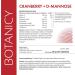 Botanicy Cranberry + D-Mannose Tablets - Supports Bladder & Urinary Health - 180 Count with Pacran Powder Vitamin C D3 Pumpkin Seeds & Dandelion Root - Buy Online on GoSupps.com