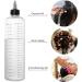 Segbeauty 16.9oz Measured Hair Dye Bottles with Twist-On Tip Cap - 2pcs 500ml Refillable Applicator Bottles for Hair Color Dyeing - Buy Online on GoSupps.com