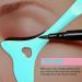 2pcs Eyeliner Stencil Aid Eyeliner Tool For Winged Silicone Eye Liner Eyeshadow Mascara Guard Shield for Beginners Face Cream Mask Tools Blue - Buy Online on GoSupps.com