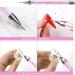 Sularpek 1500 Pcs Rhinestones Set | 6 Sizes Flat Back AB Clear Crystal Gems with Tools for Nail Art, Crafts & Face | Includes Pick Up Tweezers & Dotting Pen - Buy Online on GoSupps.com