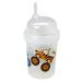 nuspin kids 8 oz Zoomi Straw Sippy Cup  Monster Trucks Style