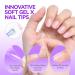Gelike EC Gel X Nail Tips Set - 528PCS Short Quadrat Soft Gel Nail Tips with Milky White Glue & Top Coat - Ultimate Nail Extension Starter Kit - Buy Online on GoSupps.com