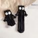 TisTik Couple Holding Hands Socks - Funny Magnetic Suction 3D Doll Mix-4pair - Buy Online on GoSupps.com