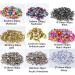 500Pcs Mixed Color Metal Brads Kit for Scrapbooking, Paper Crafts & DIY Projects - Buy Online on GoSupps.com
