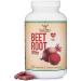 Beet Root Powder Capsules (Organic and Vegan) (210 Count 1,000mg Per Serving) - Super Food from Beets with High Nitrate for Overall Health Support by Double Wood