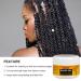 8.8oz Strong Hold Braid Gel for Frizz-Free Twist, Locs, Braids | Extra Hold High Shine Braiding Gel & Edge Control | Easy to Use | Natural Ingredients | 8.80 Fl Oz - Buy Online on GoSupps.com