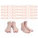 10 Pairs Unisex Brightening Toe Separator for Hallux Valgus & Hammer Toe - Corrector Tool - Buy Online on GoSupps.com