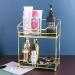 Z PLINRISE 2 Tier Makeup Organizer Shelf - Vanity Tray for Perfumes, Makeups, Toiletries & Skincare - Cosmetic Storage Rack for Dresser & Countertop - Buy Online on GoSupps.com