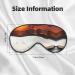 SSIMOO Violin Book Print Double-Sided Eye Mask - Soft Light Blocking Sleep Enhancer - Perfect for Better Sleep Quality - Buy Online on GoSupps.com