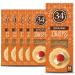 34 Degrees Crisps | Original Crisps | Thin, Light & Crunchy Crisps, 6 Pack (4.5oz each)