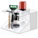Onkujlpst razor holder made of acrylic razor brush made of acrylic |Clear acrylic cosmetics organizer stand |Multifunctional cosmetic storage organizer for toothbrush razor shaving cream transparent