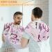Beard Bib Apron for Men - Non-Stick Waterproof Hair Catcher Cape for Grooming & Trimming | Butterfly Painting Design - Buy Online on GoSupps.com