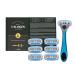 by Amazon Body & Intimate Body Razor Men 5-blade Razor + 6 Replacement Blades 7 pieces (1 pack)