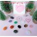 Xiannvxi 10pcs Palm Stone Set - Amethyst Rose Quartz Obsidian & Clear Quartz Healing Crystals - Natural Polished Gemstones for Wellness - Buy Online on GoSupps.com