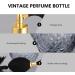 HEALLILY Crystal Glass Refillable Perfume Atomizer Spray Bottle Vintage Style Empty Perfume Bottle with Long Tassel Light Black 100ml - Buy Online on GoSupps.com