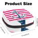 Shop Colorful Storage Bags for Women's Bandages & Menstrual Products - Sea Anchor & Stripes Design | Portable Holder for School & Office - Buy Online on GoSupps.com
