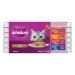 WHISKAS Adult Wet Cat Food Variety Pack Pat - Chicken Salmon Beef and Whitefish & Tuna 100g Trays (24 Pack) Cat Food Beef - Chicken - Salmon - Whitefish & Tuna 100 g (Pack of 24)