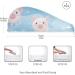 Buy Pink Pigs Blue Sky Hair Towel 2 Pack - Super Absorbent Quick Dry Hair Turbans for Women & Girls - Buy Online on GoSupps.com
