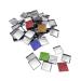 56 Pack Square Metal Pans for Magnetic Makeup Palette - Allwon 26mm Empty Eyeshadow Pans - Buy Online on GoSupps.com