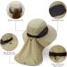 Bassdash Unisex UPF 50+ Fishing Hat - Water-Repellent Wide Brim Neck Protection & Ponytail Friendly - Ideal for Men & Women - Buy Online on GoSupps.com