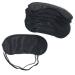 Honbay 10PCS Black Eye Masks Satin Blindfold with Nose Pad for Travel Game Party Rest Sleeping and so on