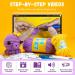 HEJIN Crochet Kit for Beginners - Octopus Animal Kit with Videos, Yarn, Hook - Perfect Gift for Boys and Girls - Buy Online on GoSupps.com
