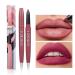Buy Nude Lip Liner | Plumping & Long Lasting Matte Lipstick | #04 Light Brown | All Day Creamy Stain | International Shipping - Buy Online on GoSupps.com