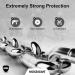 Mossndar High-Safety Bicycle Lock - 8mm 1170g 99cm Chain Lock with Key Waterproof Cover & 360 Rotatable Head - Ideal for Security Worldwide - Buy Online on GoSupps.com