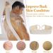 Natural Loofah Exfoliating Back Strap | Bath Shower Body Sponge for Deep Cleansing | Relaxing Body Scrubber for Men and Women - 1pcs - Buy Online on GoSupps.com