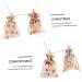 TOVINANNA 48 Pcs Countdown Candy Bag Christmas Calendar Bags Lovely Bags Advent Calendars Garland Wood - Buy Online on GoSupps.com
