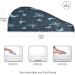 Buy Doodle Colorful Butterfly Pattern Dry Hair Cap - 2 Piece Quick Drying Towel Set with Button Headband | Super Absorbent & Soft Comfort | International Shipping - Buy Online on GoSupps.com