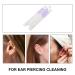 Ear Piercing Care Kit - Nose Ring & Earring Hole Cleaner for Women, Men - 180pcs Cleaning Line - Violet - Buy Online on GoSupps.com