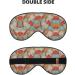 SSIMOO Leaves Print Eye Mask - Ultra-Soft Light-Blocking Sleep Mask for Ultimate Comfort & Restful Sleep - International Shipping Available - Buy Online on GoSupps.com