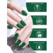 Kalolary 32PCS Green Gel Nail Polish Strips | Waterproof Adhesive Nail Art Stickers | UV/LED Lamp Required - Buy Online on GoSupps.com