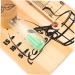 Yardenfun 5-St Sauna Timer Desk Attachment - 15-Minute Hourglass with Wooden Glass Stones | Perfect Sauna Backrest Reminder | 25.5x15cm | Buy Now! - Buy Online on GoSupps.com