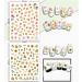 Kalolary Autumn Nail Stickers - 12 Self-Adhesive 3D Designs with Maple Leaves Pumpkins Squirrels & Sunflowers for Women's DIY Nail Art - Buy Online on GoSupps.com