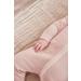 MORI Baby Clever Sleepsuit - Unisex Organic Pyjama | Toddler Footed Nightwear | 0 Month | Blush Stripe - Buy Online on GoSupps.com