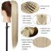 24 Long Dark Red Curly Wavy Wrap Around Ponytail Extension for Women - Buy Online on GoSupps.com